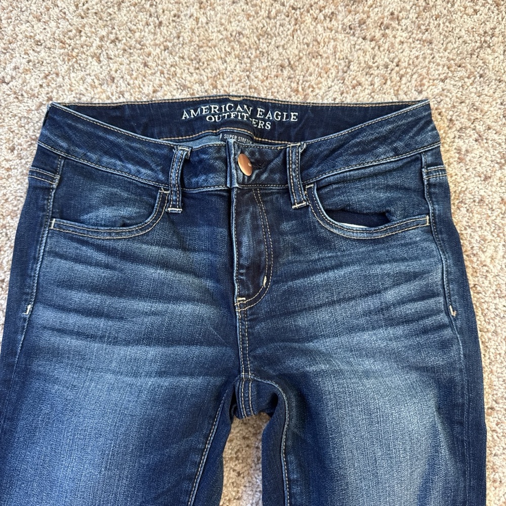 American Eagle Outfitters Dark Indigo Skinny Jeans